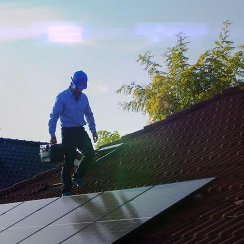 A commercial roof inspection