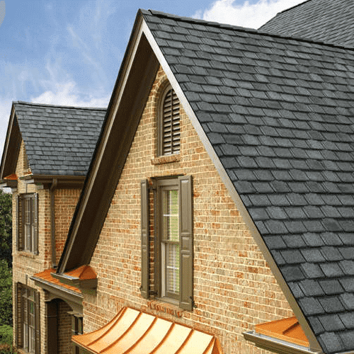 Synthetic slate roofing