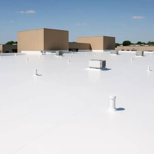 TPO roof installation